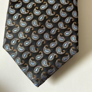 Joseph Abboud Silk Neck Tie Blue‎ Paisley NWT